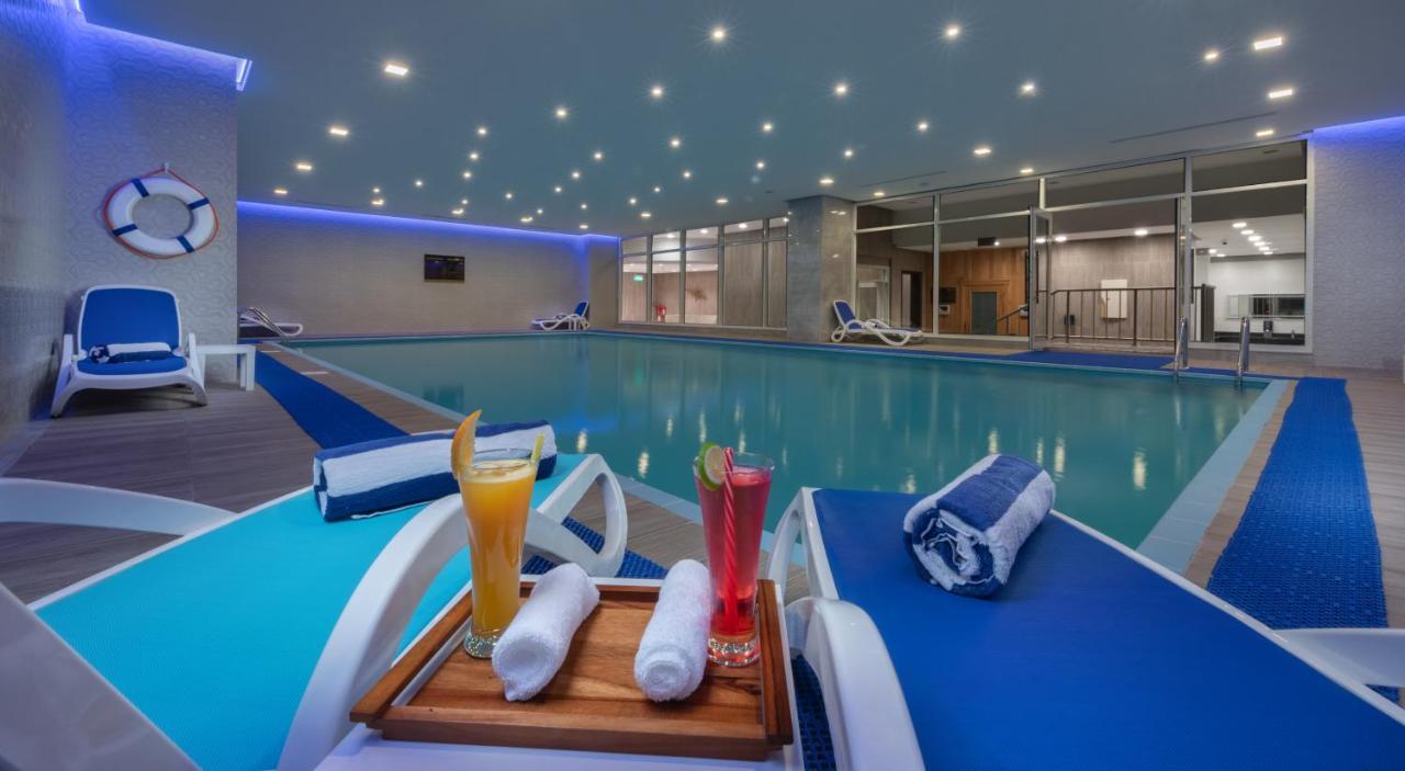 Nivel Hotel Abha 海米斯穆谢特 外观 照片 Indoor pool